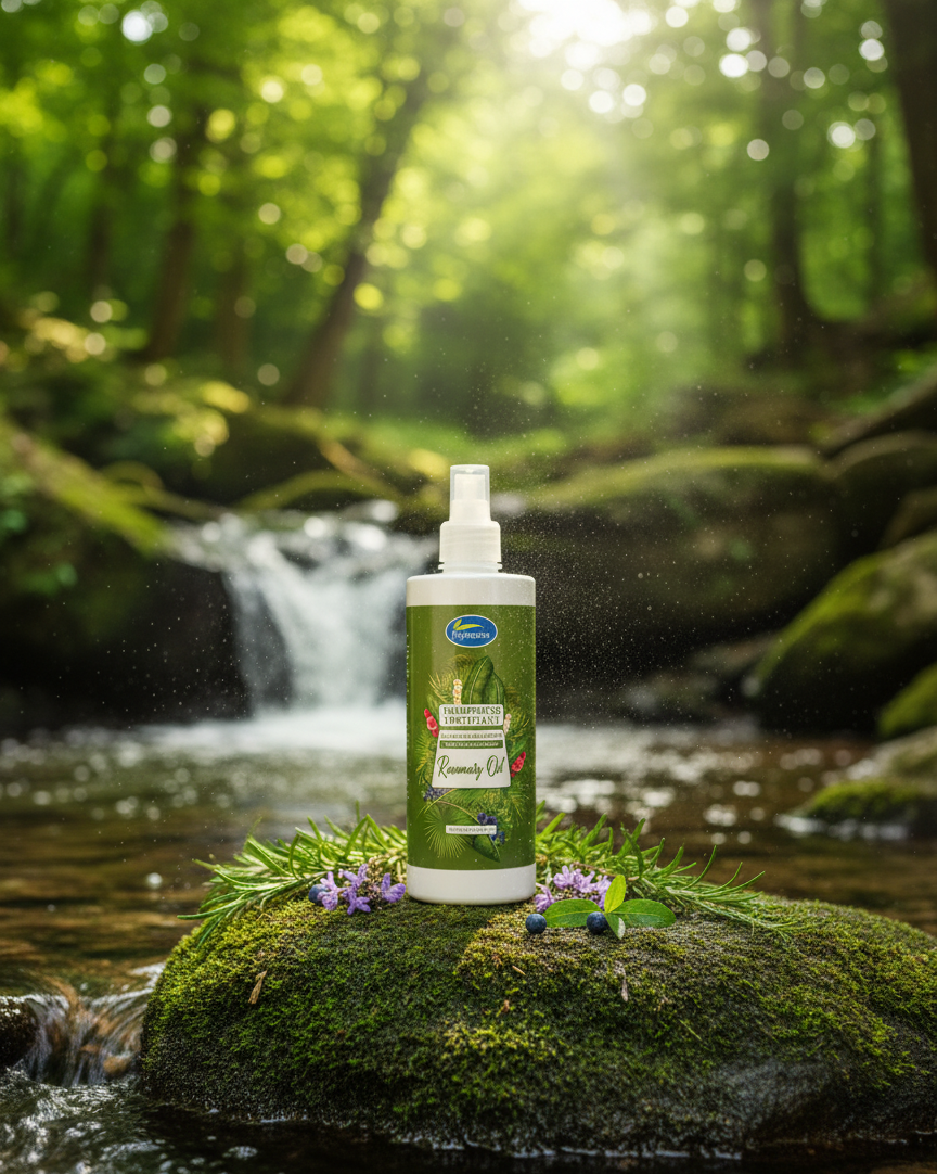 Shampoing fortifiant aux huiles essentielles et huile précieuse rosemary 420ml