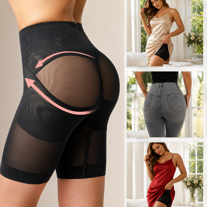 Women's Body Shaper Shorts – High Waist Tummy Control Sculpting Girdle