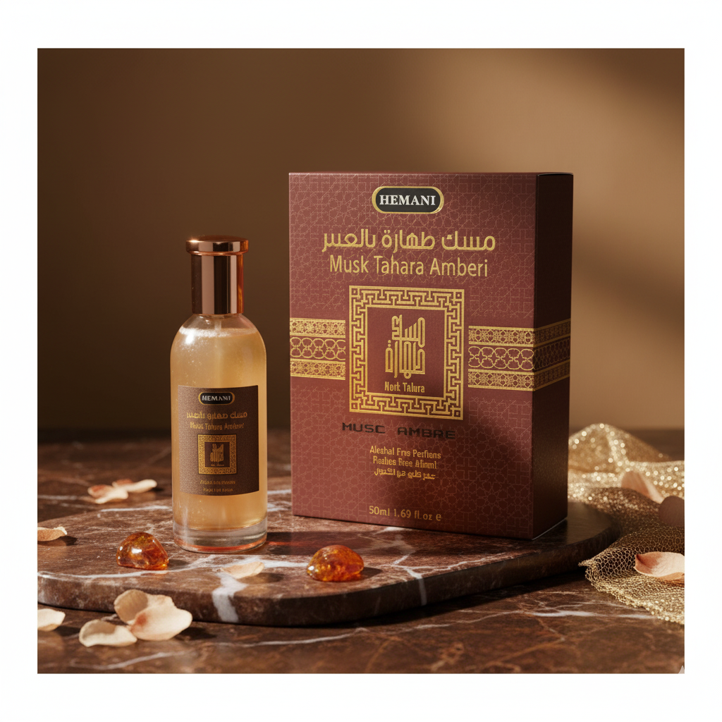 Musc Tahara Amberi – Parfum sans alcool 50 ml