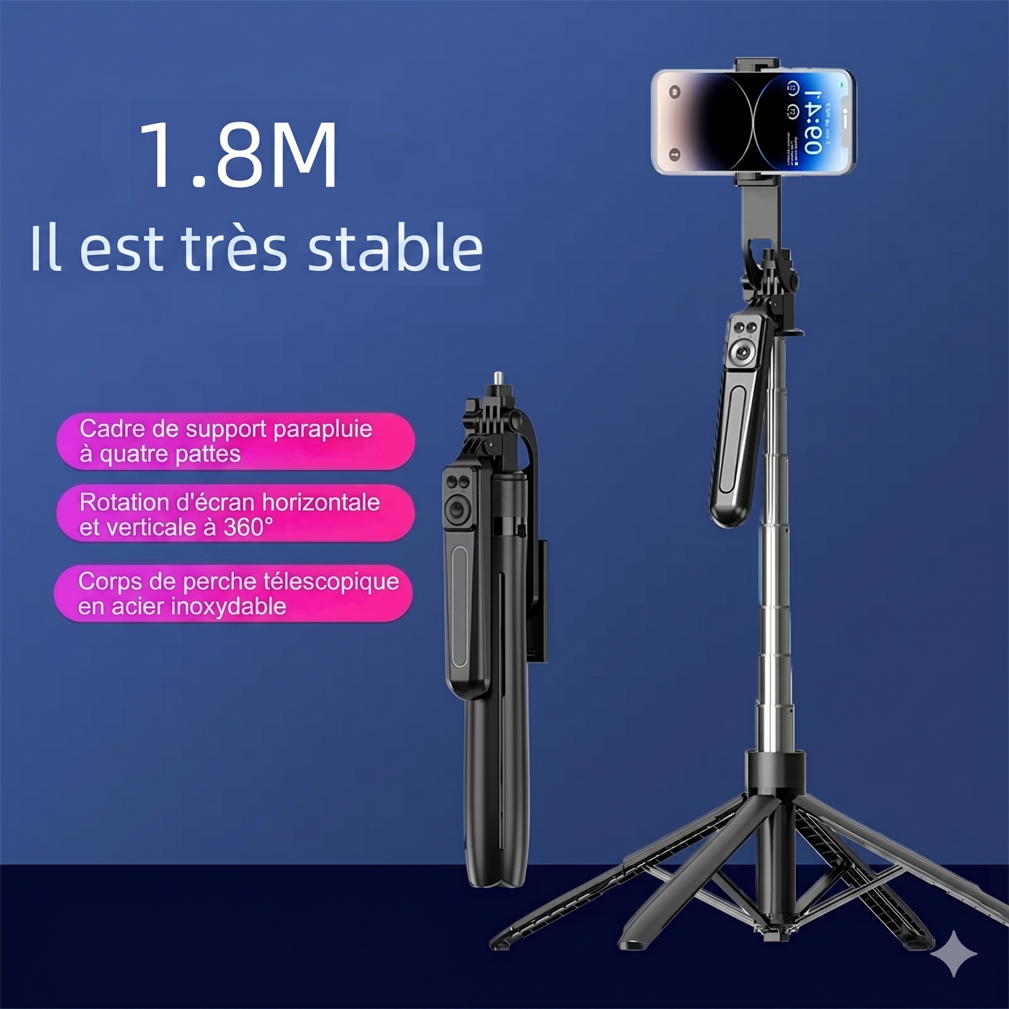 Trépied pour smartphone