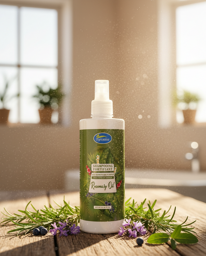 Shampoing fortifiant aux huiles essentielles et huile précieuse rosemary 420ml