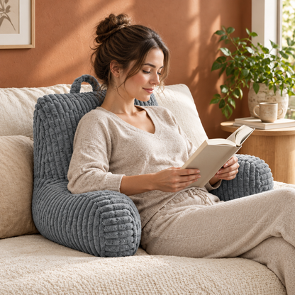 Coussin de lecture Cocoon, votre pause tout en douceur