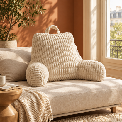 Coussin de lecture Cocoon, votre pause tout en douceur