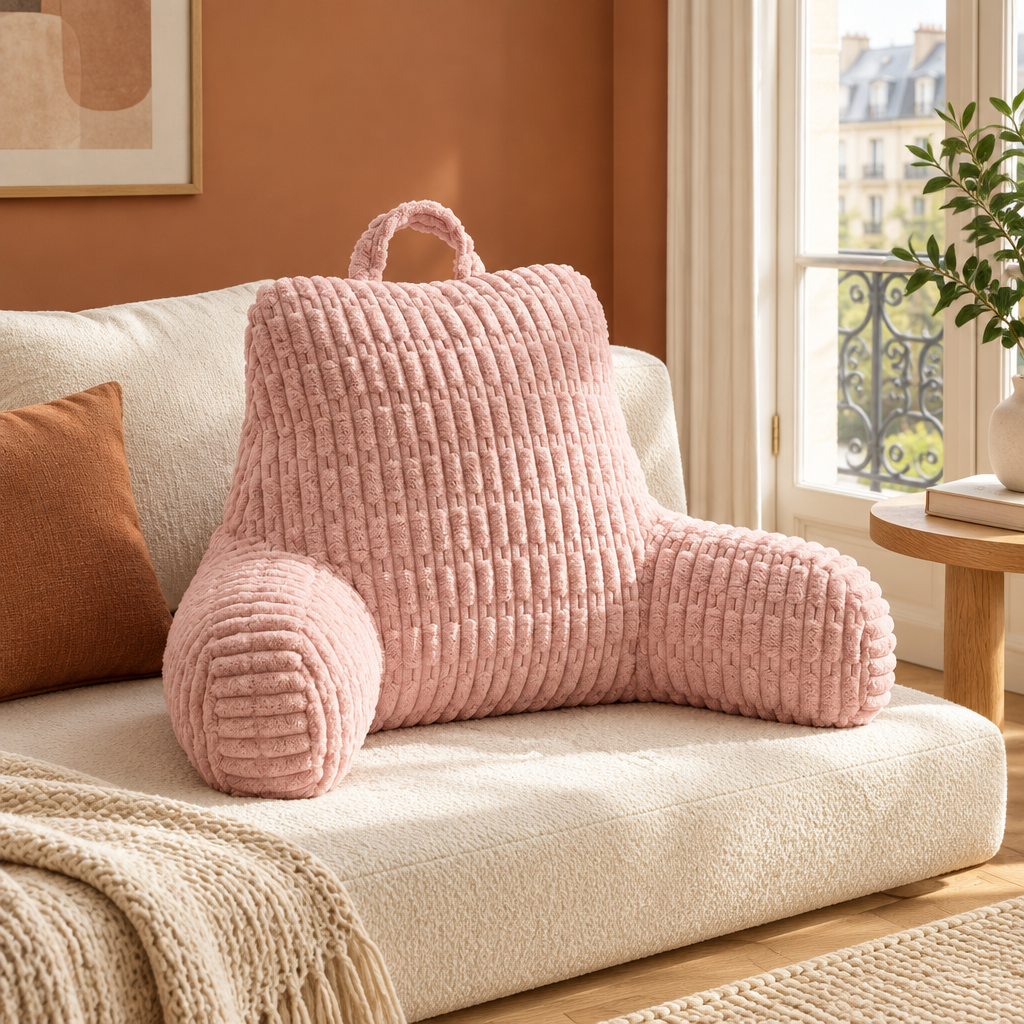 Coussin de lecture Cocoon, votre pause tout en douceur