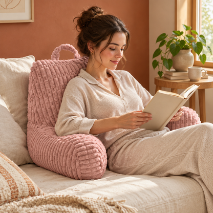 Coussin de lecture Cocoon, votre pause tout en douceur