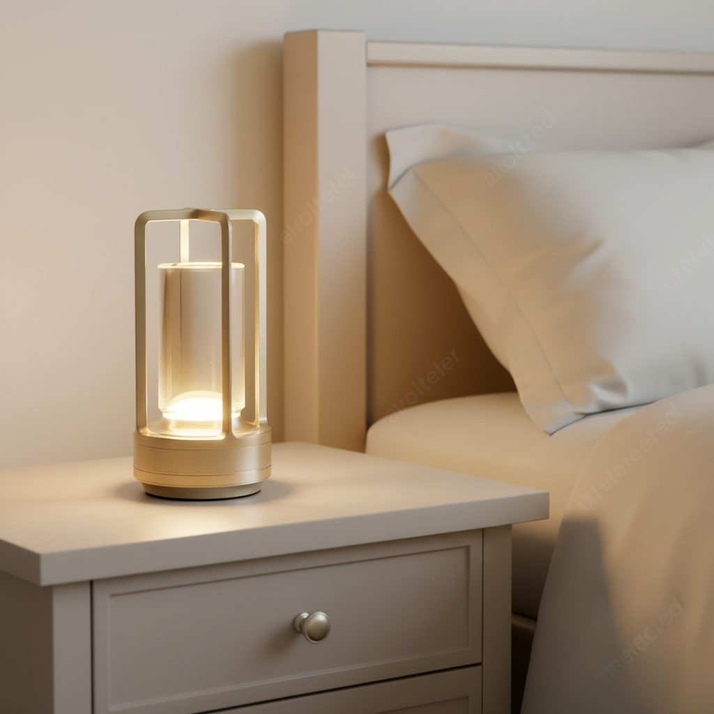 Lampe de table LED Style B dorée sans fil – ambiance lumineuse